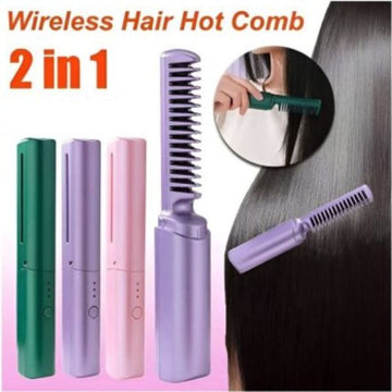 Hair Styling Brush,Straightener,Curler Comb Random Color
